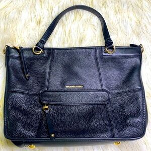 Michael Kors - Black Pebbled Leather Medium Bag